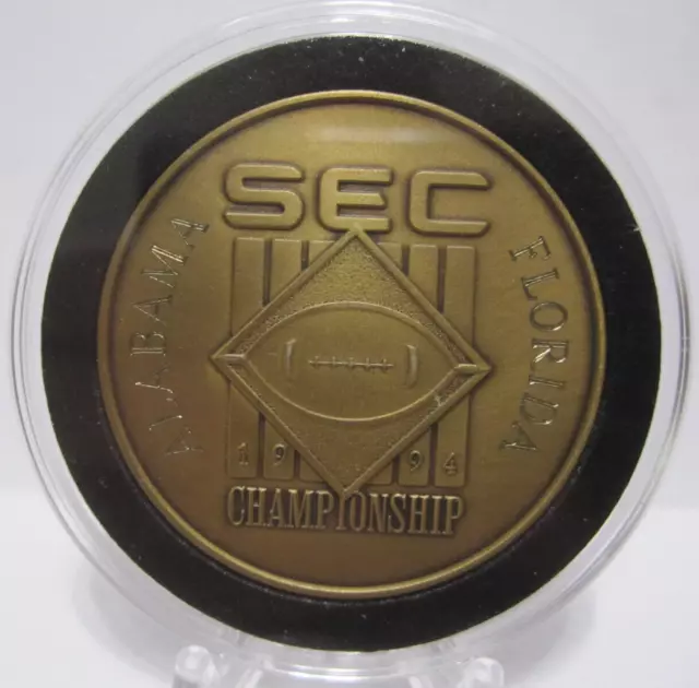 1994 Sec Football Championship Coin Alabama Crimson Tide Versus Florida Gators