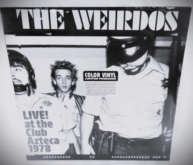 THE Weirdos Live at the Club Azteca 1978 . NEW! SS Color inner notes Lp KBD PUNK