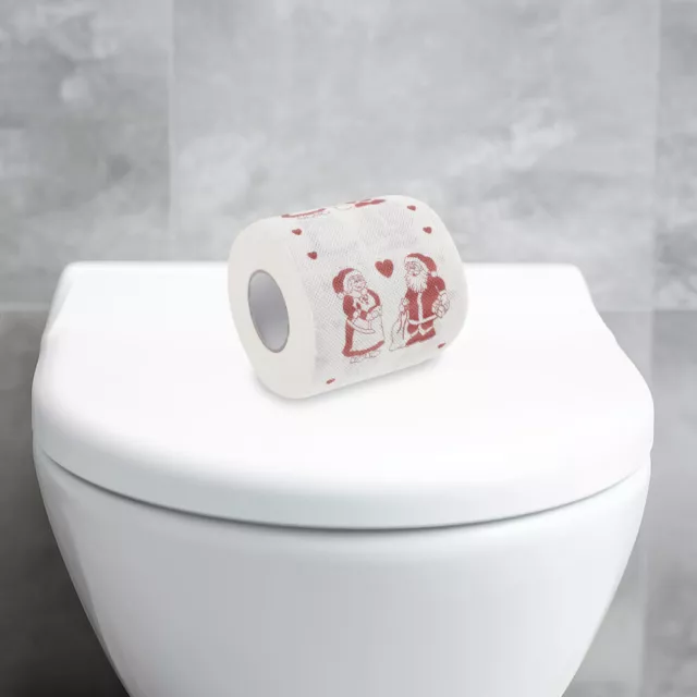 Christmas Toilet Paper Roll - Cute Santa Claus Novelty Gift-LJ