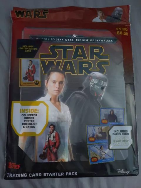 Journey To Star Wars: The Rise of Skywalker, Factory Sealed Starter Pack, Binder