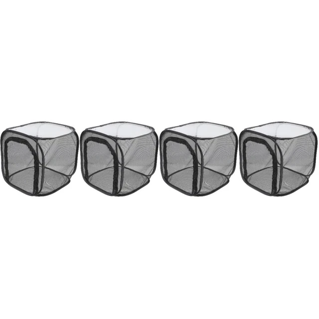 Set 4 Habitat House Foldable Butterfly Cage House Plants Insect Net