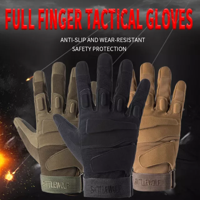 Tactical Gloves Motorcycle Military Hunting Shooting Combat Gloves for Men Women