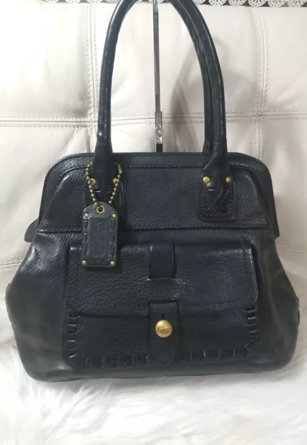 Vintage Coach Bag Thompson Legacy Retails$698. Black 65th Anniversary 11373