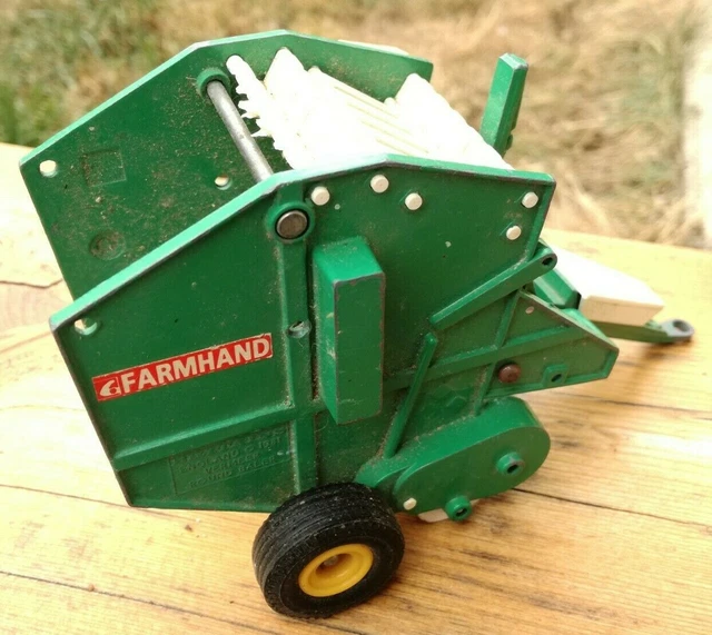 Presse à Balle Ronde Britains Farmhand – Échelle 1/32 – Vintage 1981 – Comme Neuf