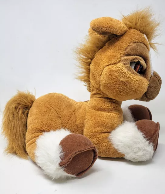 Toffee the Pony interactive pet soft Plush Brown White Horse Pony Sounds Moves