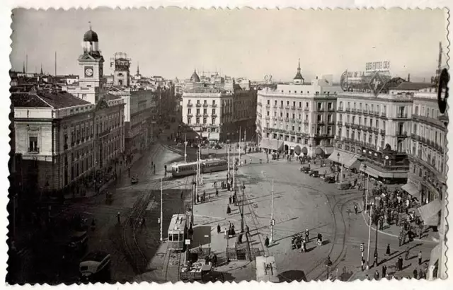 Postal Madrid. Puerta del Sol No. 1