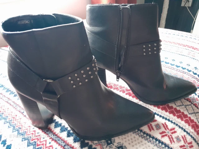 new look ladies black boots