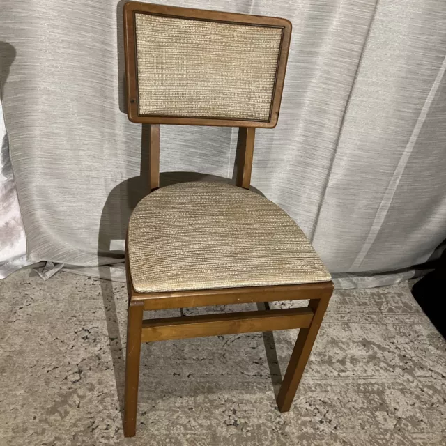 Antique vintage Mid Century Stakmore folding chair