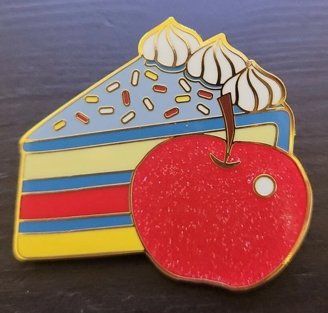 LOUNGEFLY DISNEY PRINCESS Cake Slice Blind Box Enamel Pin - Snow White