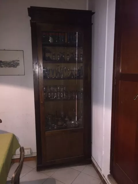 Elegantissima vetrina libreria in massello