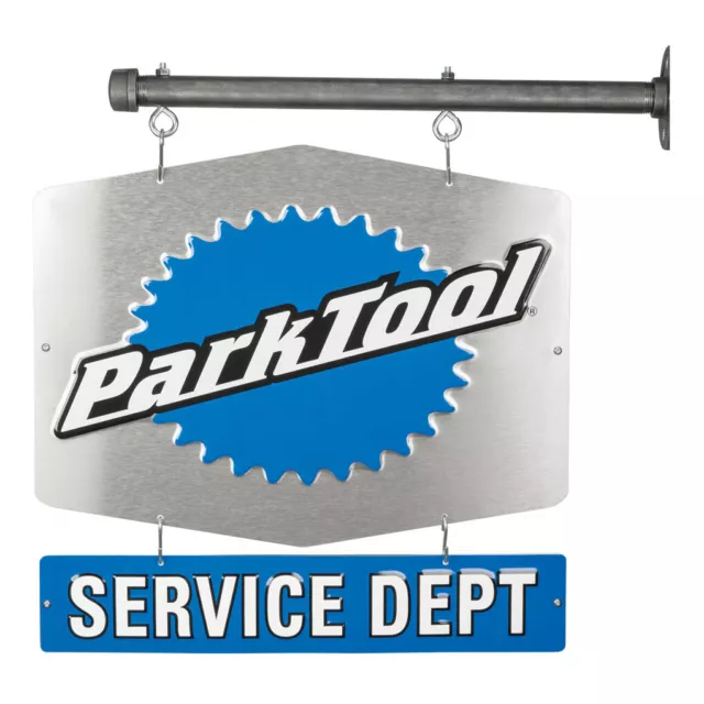 "Señal del departamento de servicio de aleación de aluminio de una sola cara Park Tool 18""x18"