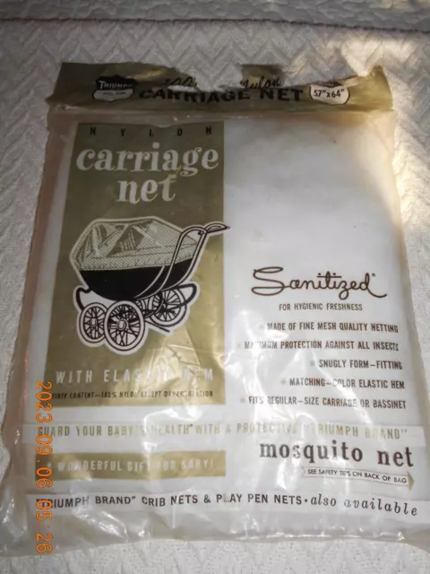 Vintage Nylon Carriage Mosquito Net