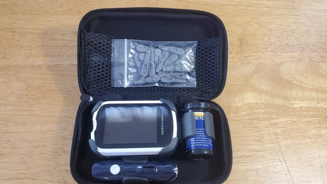 Sistema de monitoreo de glucosa en sangre medidor OneTouch Verio, probador diabético con tiras