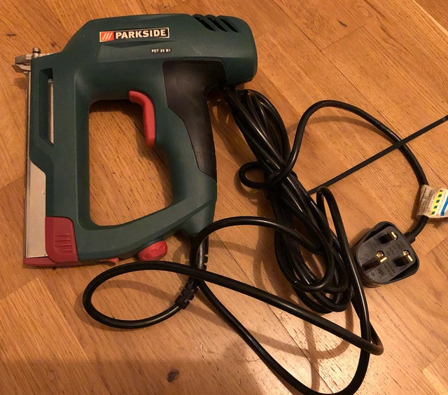 PARKSIDE ELECTRIC NAILER Stapler 2in1 Nail & Staple Gun £25.00
