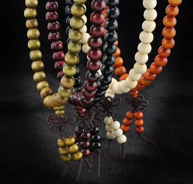Tibetan 108 Mala Prayer Beads Sandalwood Buddhist Bracelet Necklace Meditation 3