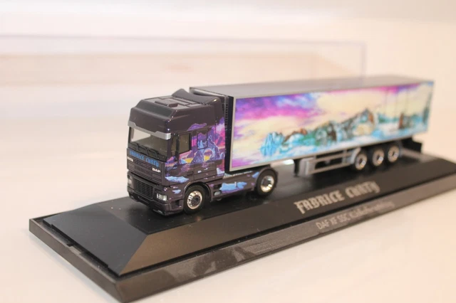Herpa DAF XF SSC Kühlkoffer-Sattelzug Fabrice Curty, PC 120494