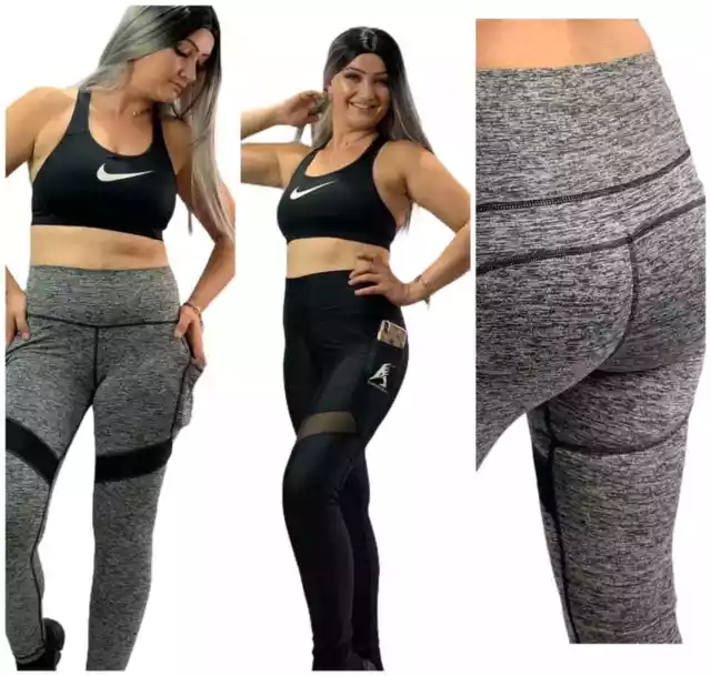 Ladies High Waist Leggings Tummy Control Yoga Fitness Stretch Sports  Trouser Lot 