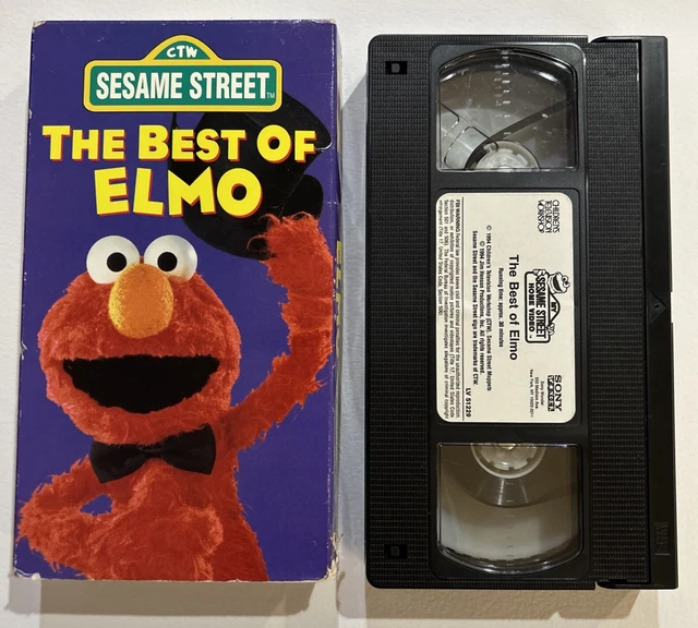 SESAME STREET - The Best of Elmo (VHS, 1994) £3.34 - PicClick UK