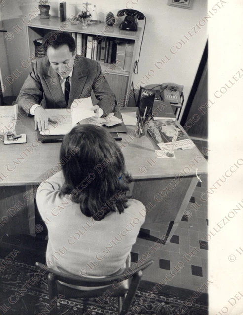 1968 ROMA Dottor Francesco Maselli assistente preparazione matrimonio Foto