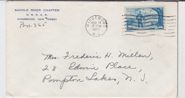 TurtlesTradingPost- New Jersey- Ridgewood, NJ 1952 - DAR Chapter Cover