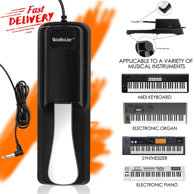 Universal Sustain Foot Pedal for Casio Yamaha Digital Piano Electronic Keyboard