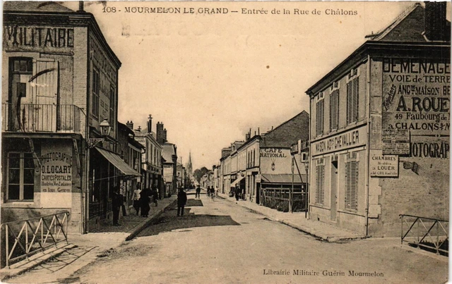CPA MOURMELON-le-GRAND - Entrance to Rue de CHALONS (364651)