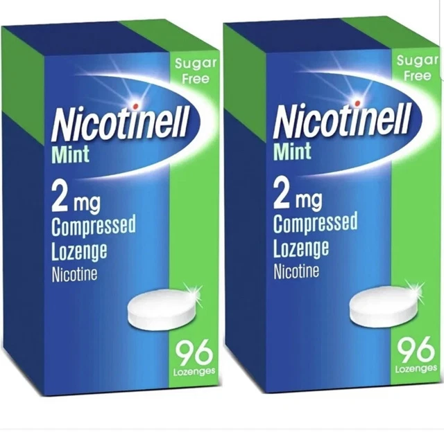 2 losanghe compresse Nicotinell Nicotnell nuove di zecca 2 mg losanghe 96 senza zucchero nuove di zecca