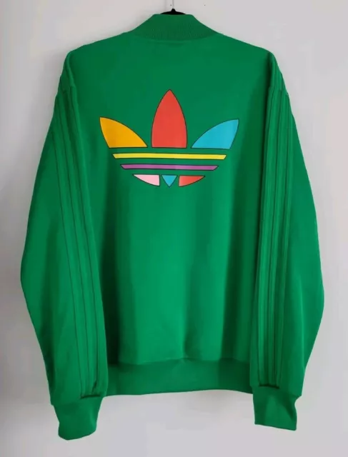 Rare Adidas × Pharrell Williams Mono Superstar Limited Jacket M Vintage Green