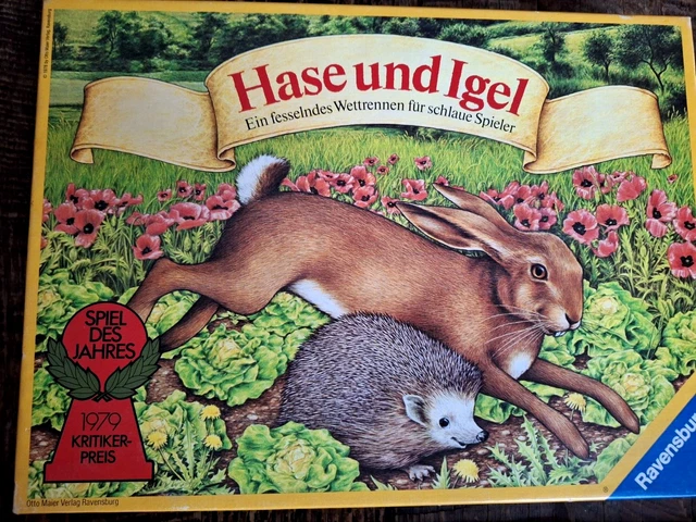 Hase und Igel von Ravensburger Spiel des Jahres 1979 Sehr, sehr guter Zustand !!