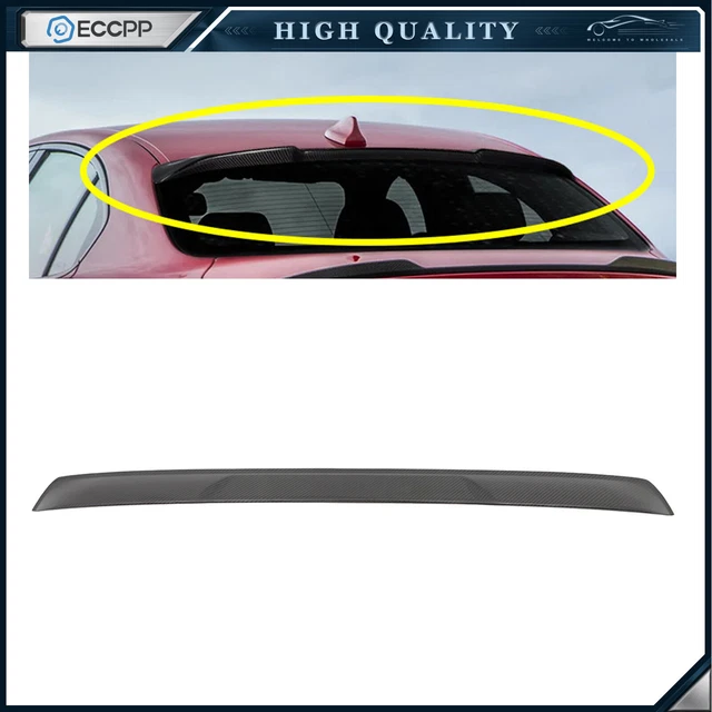 For 17-21 Alfa Romeo Giulia Carbon Fiber Highkick Roof Spoiler