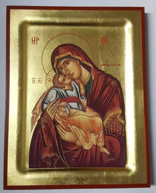 Ikone Madonna Glykophilousa Gottesmutter Maria Jesus Kind Icon Icone Ikona икона