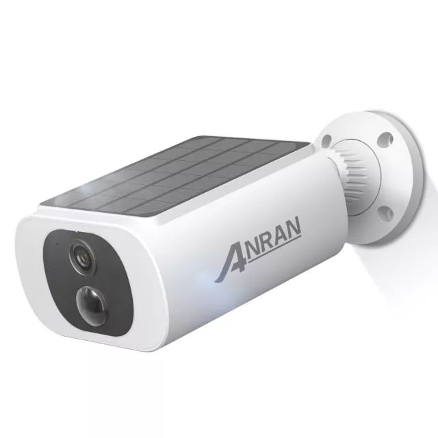 ANRAN Wireless 3MP Solar Powered WIFI Security Camera Outdoor Flood Light Camera