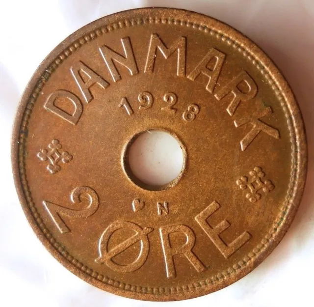 1928 Dänemark 2 Öre - Hochgradige Sammlerstück Dänemark Bin C