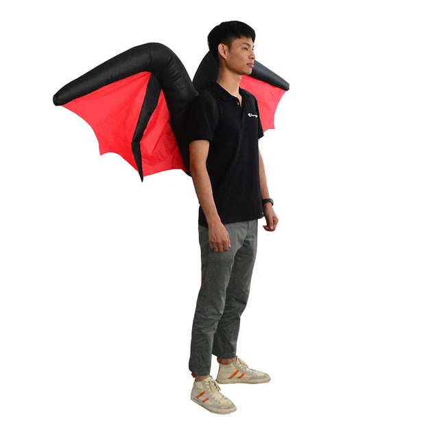 Costume gonfiabile ali di pipistrello Halloween cosplay bambola cartone animato costume