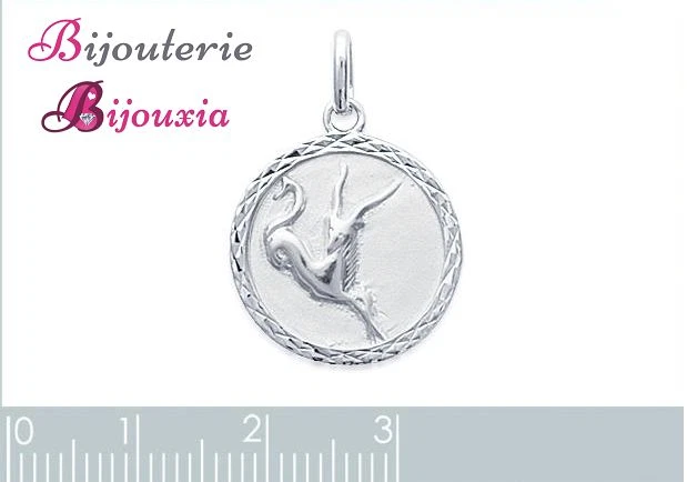 Collier PENDENTIF forme losange avec zirconium argent massif 925
