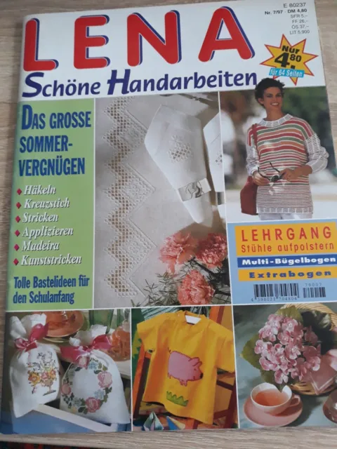 Handarbeitsheft Lena Nr.7/1997 Schöne Handarbeiten Das große Sommervergnügen