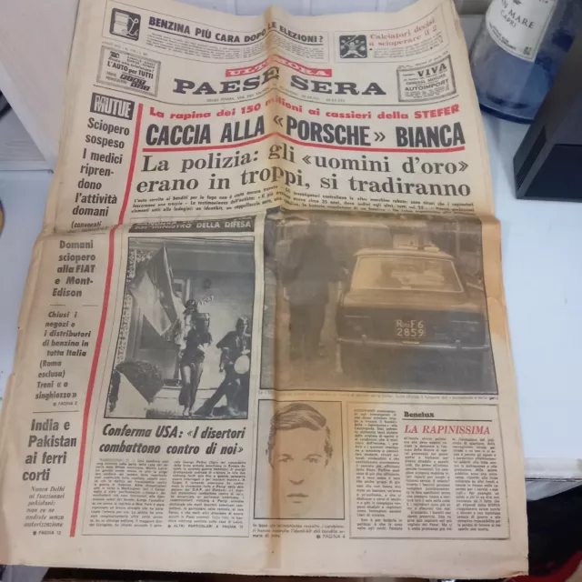 Paese Sera Ultimora Settimanale Del 27 Aprile 1971