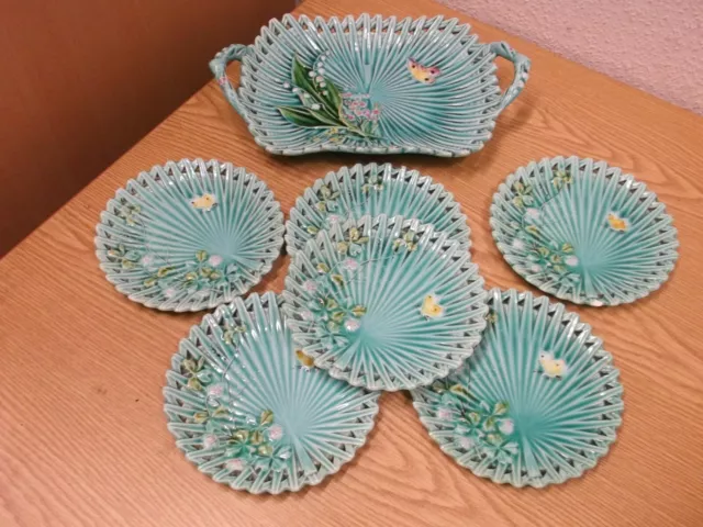 Villeroy & Boch Estilo Moderno Cerámica Plato de Postre 7 Piezas Pottery 1900