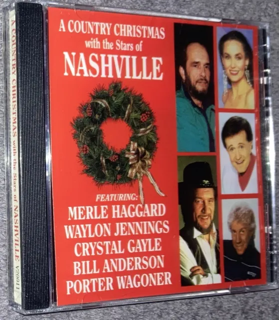 COUNTRY CHRISTMAS NASHVILLE CD Merle Haggard Porter Wagoner Waylon ...