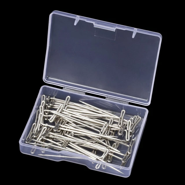 50 piezas pinzas para el cabello de metal lápiz modelo de peluca trenzadas