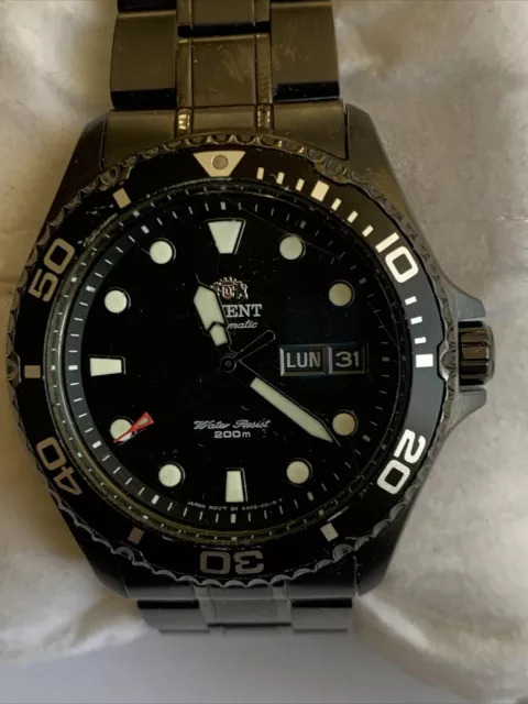 ORIENT RAY RAVEN II Mens Automatic Men s Watch Black 120.00