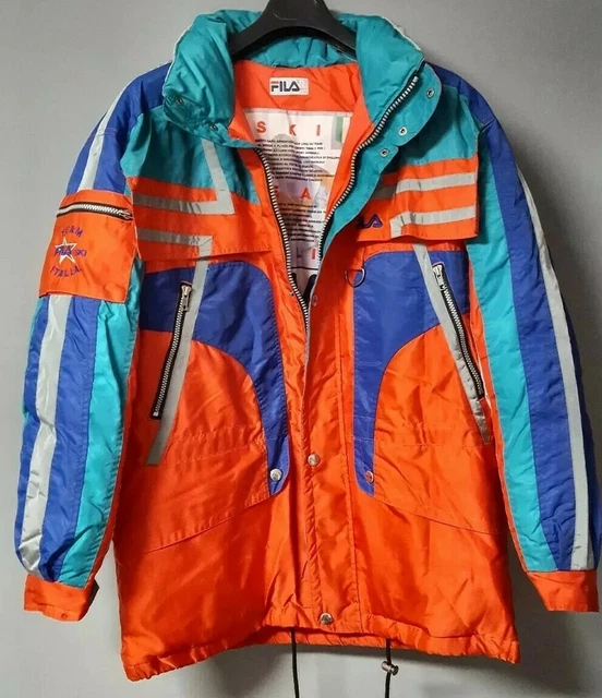 Giacca Vento Neve Sci FILA ORIGINAL SKI TEAM Alberto Tomba Tg XL - VINTAGE NUOVA