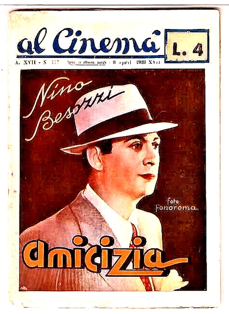 Librettino Al Cinema- AMICIZIA - 32 Pagine 12,5 x 17,5 cm- 1939