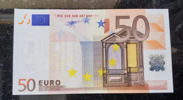 Billet de Banque/Banknote NEUF 50 euros 2002 W. Duisenberg FRANCE U L003 A3 UNC