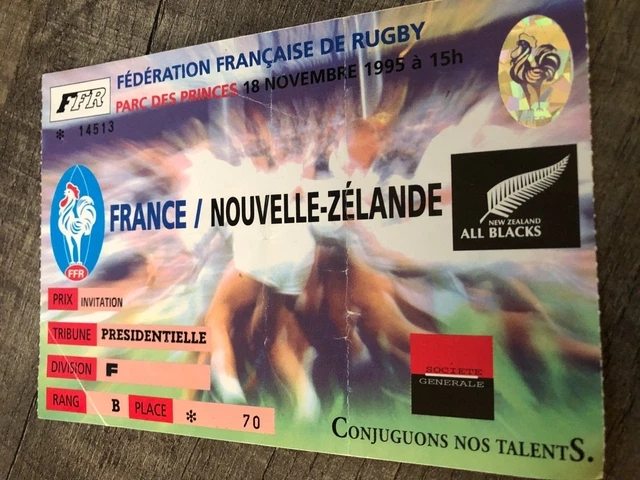 Ticket Match De Rugby Coupe Du Monde 2007 - Angleterre Vs Afrique Du Sud - Stade De France