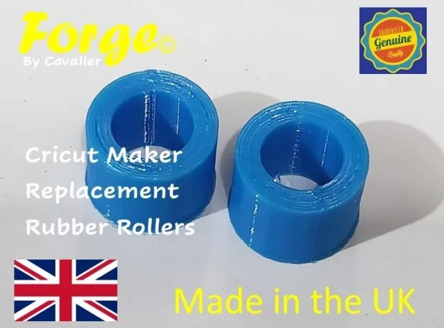 2pcs Cricut Maker / 2 / 3 Replacement Rubber Rollers Spares 