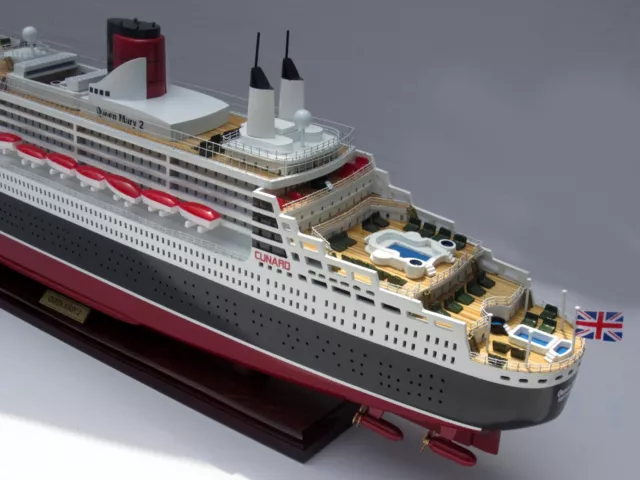 Bateau Croisière Queen Mary II -fatta à la Main En Legno-Qualita 'Top-Gia' Cima 3