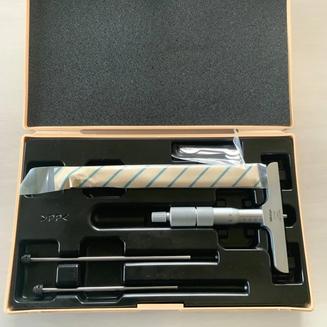 【Near Mint】Mitutoyo DMC100-100 (129-115) Replacement Rod Type Depth Micrometer