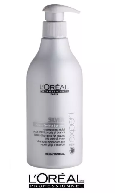 Serie Expert Shampoo Champu SilveR EspeciaL Canas 500ML LoreaL