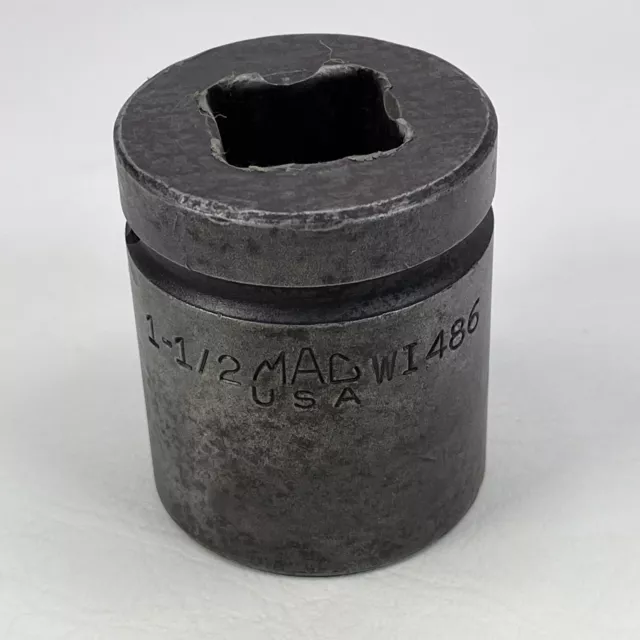 Mac Tools WI486 1-1/2in.  3/4" Drive 6 Point Impact Socket USA SAE Heavy Duty